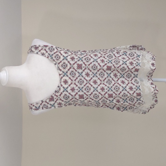 Mudd tank with lace border 100% rayon Size M - Picture 1 of 11